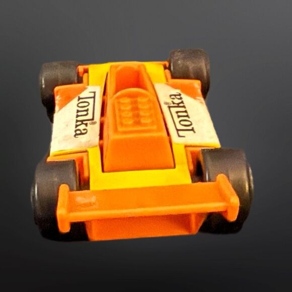Vintage 1979 Tonka Racing Car No. 5 Tonka Toys Orange Plastic made in HK A2 - Picture 9 of 9